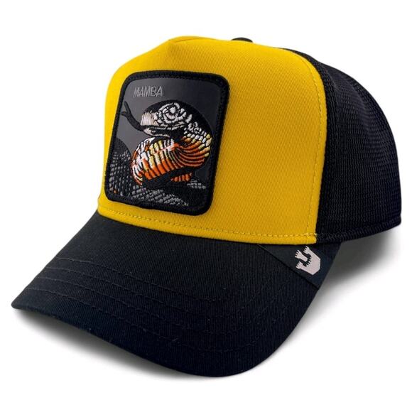 Goorin Bros Mamba V2 Cobra The Farm Mesh Back Trucker Snapback Adjustable Hat - Picture 1 of 5